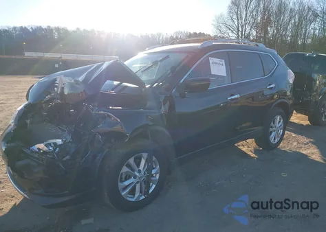 2016 Nissan Rogue Sv из США, поврежденный, VIN KNMAT2MV0GP678309